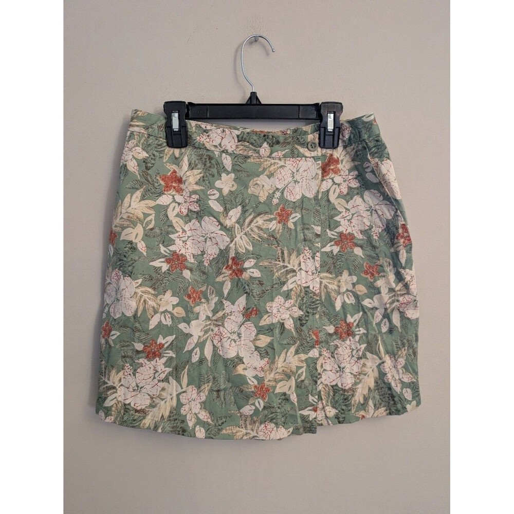 Charter Club Green Floral Golf Skort Size 4